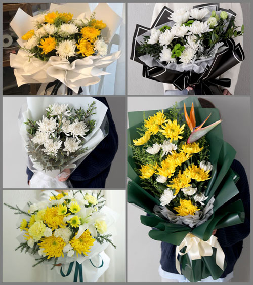 贵州毕节市大方县沙厂乡兴隆村白事花束代送